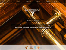 Tablet Screenshot of cabinet-szilvasi.com
